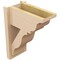 Ekena Millwork 7 1/2-in W x 14-in D x 18-in H Funston Trad Rough Cedar Woodgrain TimberThane Outlooker, Primed Tan OUTUR075X14X18FST04RCPR - alternate 5